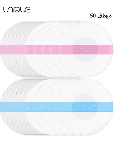 50 Pack  Sensor Covers Compatible with Freestyle Libre 1/2/3,Waterproof CGM Sensor Patches, Glucose Monitor Protector Long Lasting Without Hole