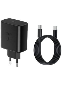 X-level 45W European Super Fast Charger Europe Travel Plug Adapter for Samsung Galaxy S25 S24 S23 S22 S21 Ultra Plus MacBook iPad Pro EU Power USB Type C Wall Charger PD PPS Italy France Spain  - Image 1