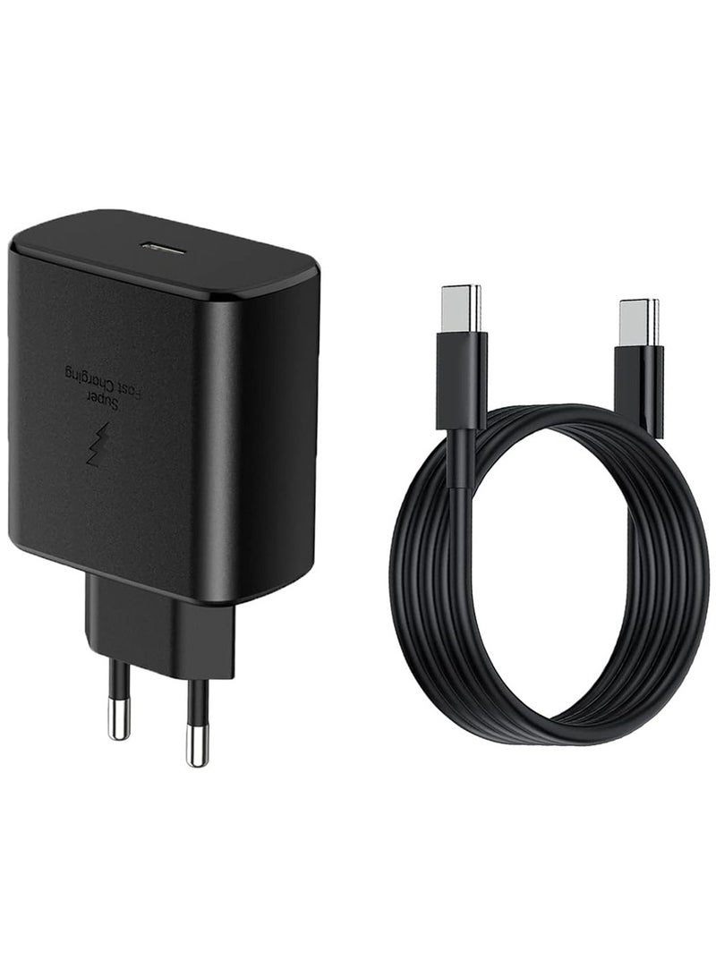 X-level 45W European Super Fast Charger Europe Travel Plug Adapter for Samsung Galaxy S25 S24 S23 S22 S21 Ultra Plus MacBook iPad Pro EU Power USB Type C Wall Charger PD PPS Italy France Spain - Image 1