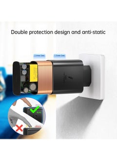 X-level 45W European Super Fast Charger Europe Travel Plug Adapter for Samsung Galaxy S25 S24 S23 S22 S21 Ultra Plus MacBook iPad Pro EU Power USB Type C Wall Charger PD PPS Italy France Spain  - Image 2