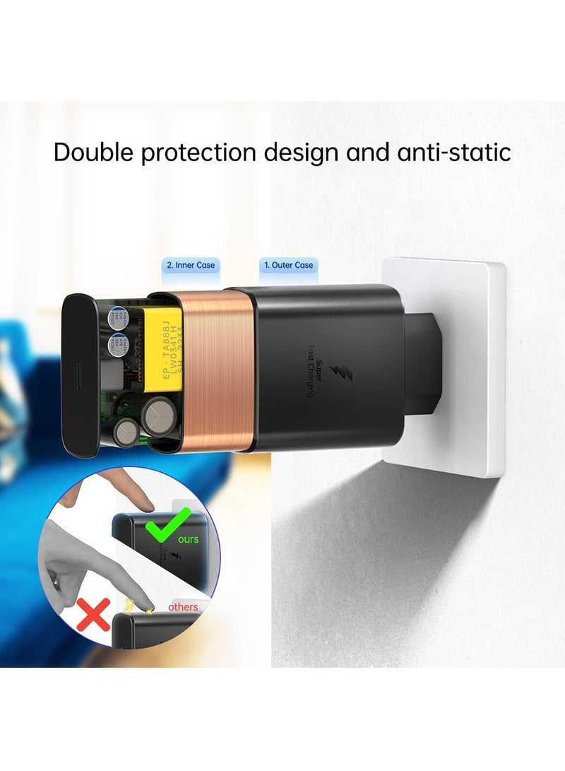 X-level 45W European Super Fast Charger Europe Travel Plug Adapter for Samsung Galaxy S25 S24 S23 S22 S21 Ultra Plus MacBook iPad Pro EU Power USB Type C Wall Charger PD PPS Italy France Spain - Image 2