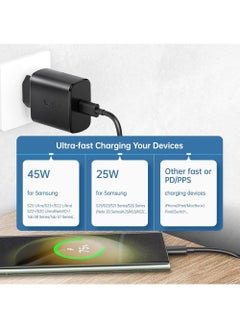 X-level 45W European Super Fast Charger Europe Travel Plug Adapter for Samsung Galaxy S25 S24 S23 S22 S21 Ultra Plus MacBook iPad Pro EU Power USB Type C Wall Charger PD PPS Italy France Spain  - Image 4