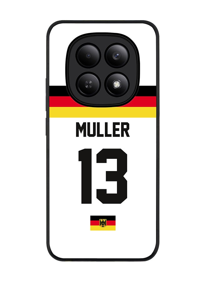 For Xiaomi Redmi Note 15 4G Case,Slim fit Camera Protection, Shockproof Thin Phone cover  - Football - Germany,  Muller
