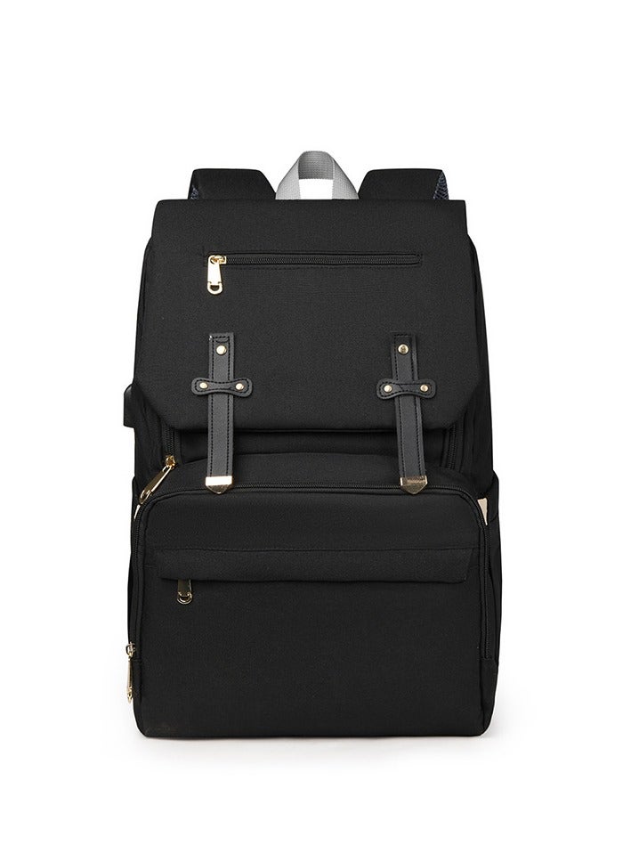Portable Large Capacity Leisure Multifunctional Backpack, Baby Stroller Hanging Bag - Image 1