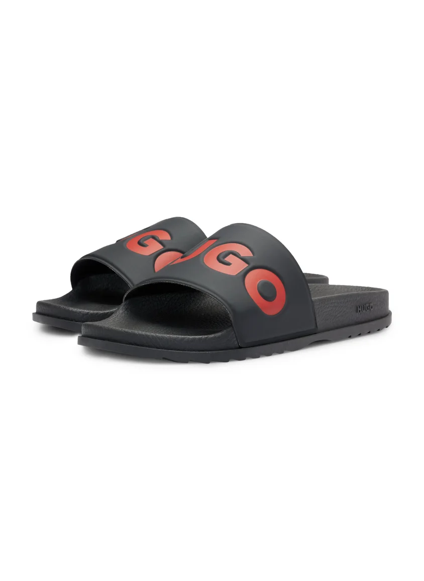 هوجو Slides with logo strap