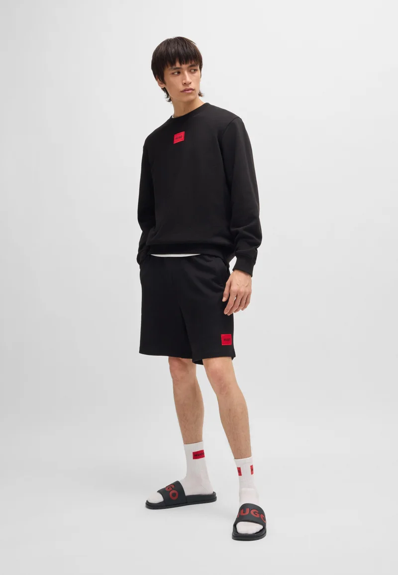 HUGO Slides with logo strap