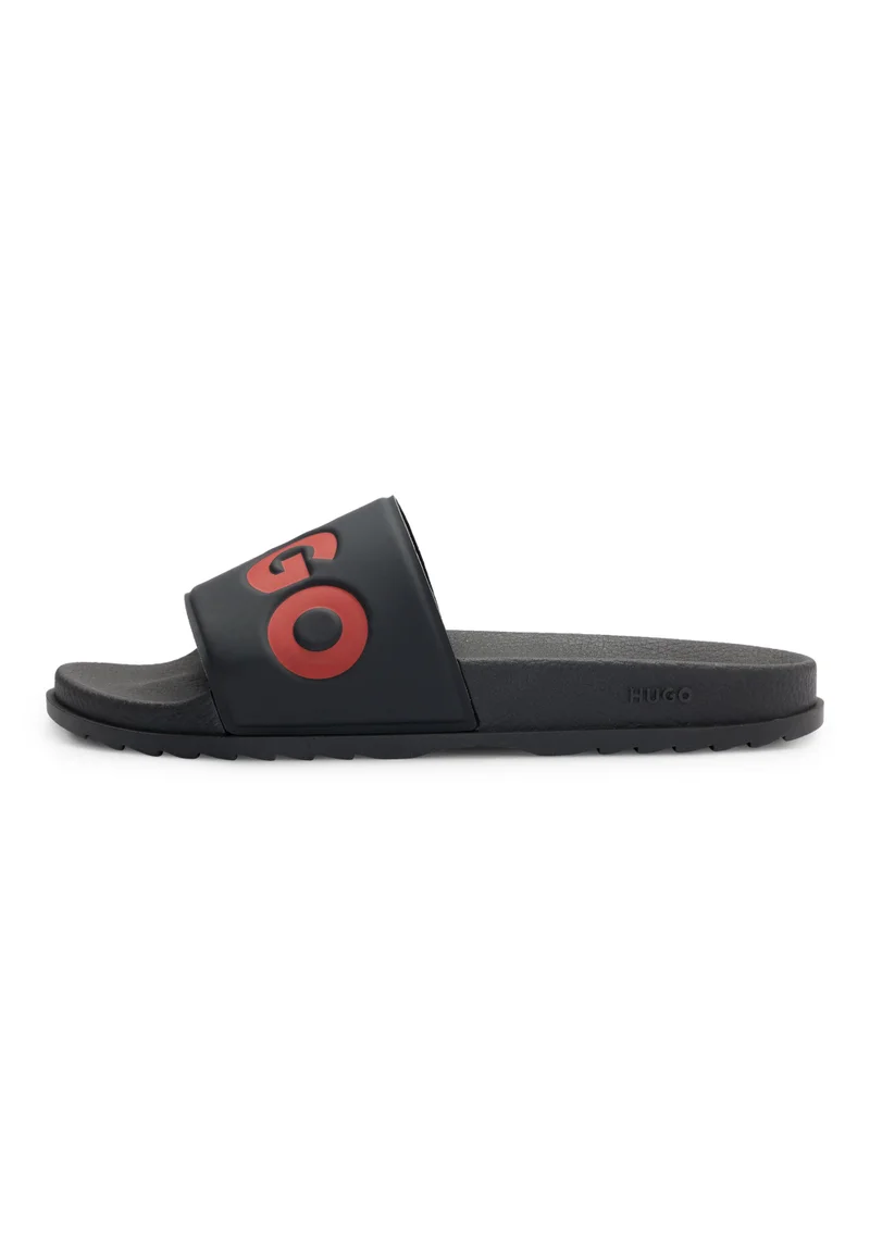 HUGO Slides with logo strap