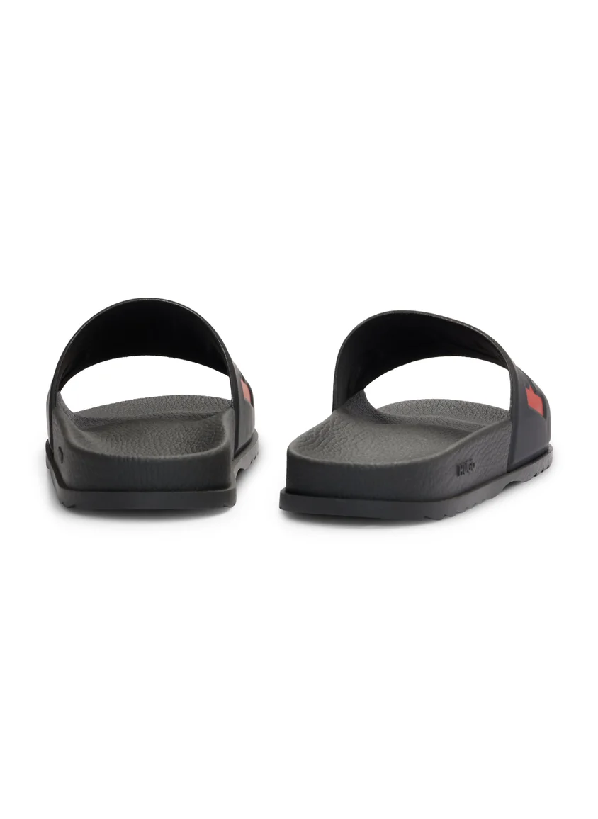 هوجو Slides with logo strap