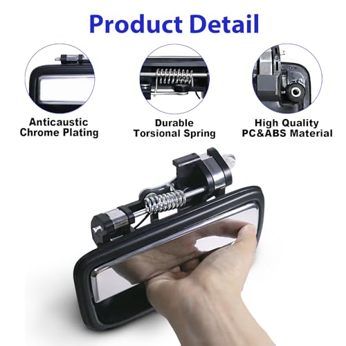 TAYATUO Pair Front Left Right Side Exterior Door Handles Compatible with 19952004 Toyota Tacoma Replaces OE 6922035030 6921035030 769MX 768MX - Image 5