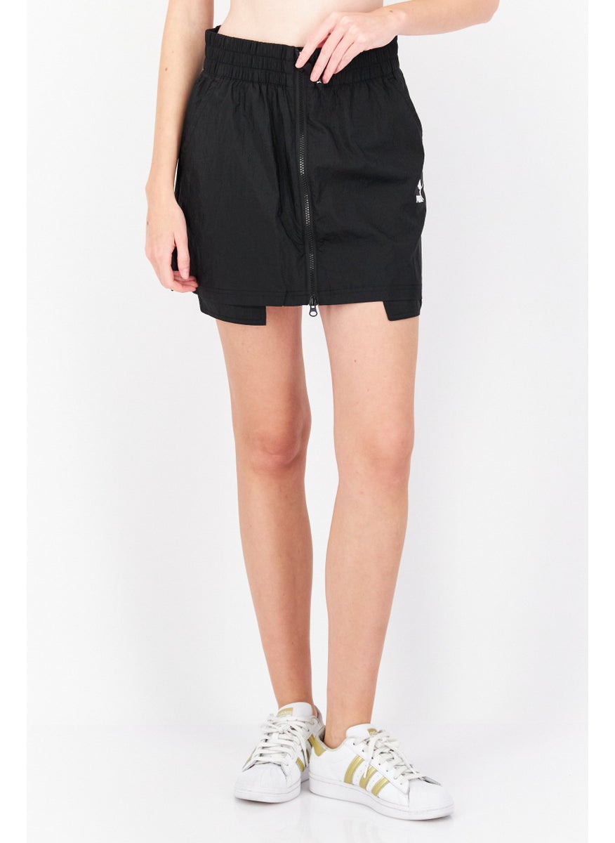 PUMA Women Sportswear Fit Brand Logo Mini Skirts, Black  - Image 1