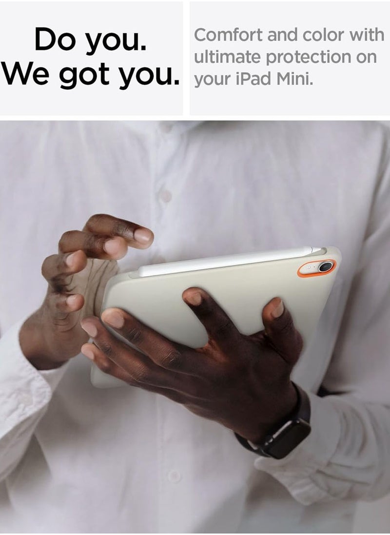 Spigen Nano Pop iPad Mini 7 Case (2024) / iPad Mini 6 Cover (2021) 8.3 inch - Orange Beige  - Image 4