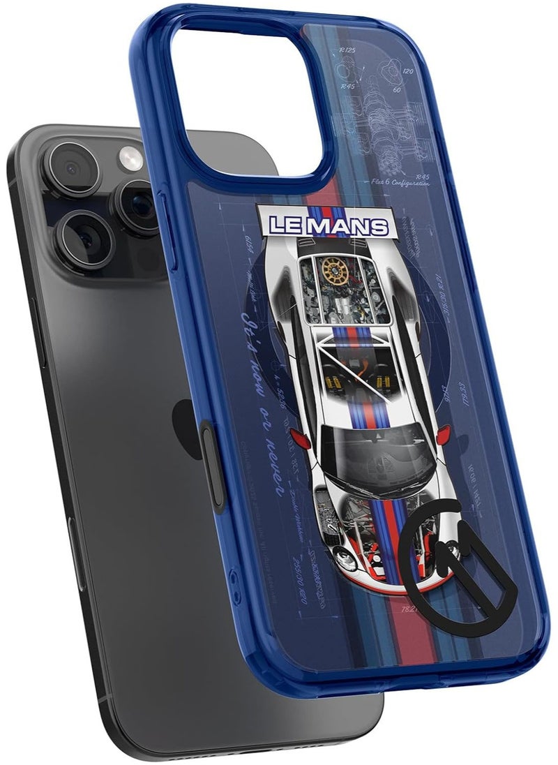 Ultra Hybrid T MagFit for iPhone 16 PRO Case Cover [Camera Control Button Cover] with MagSafe [3D Spatial Effect with Hexa-Layer Print] - C11 Le Mans