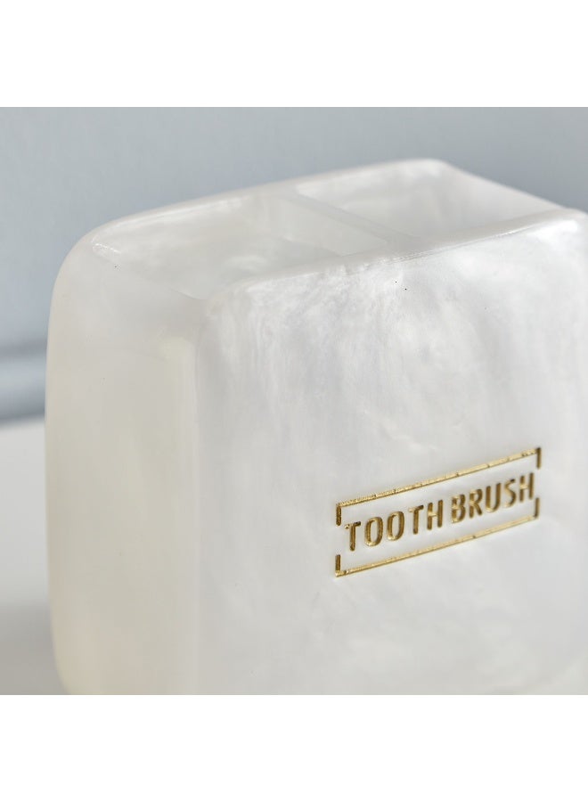 Home Box حامل فرشاة الأسنان من أورايون بولي ريزين 10.5 × 10 × 6.5 سم - Image 3