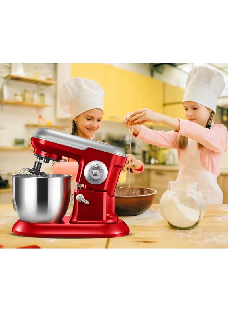 3 in 1 egg flour bakery baking kitchen spiral planetary mixer bread dough cake mixer machine stand food mixer, 5 Ltr, color silver  - Image 5