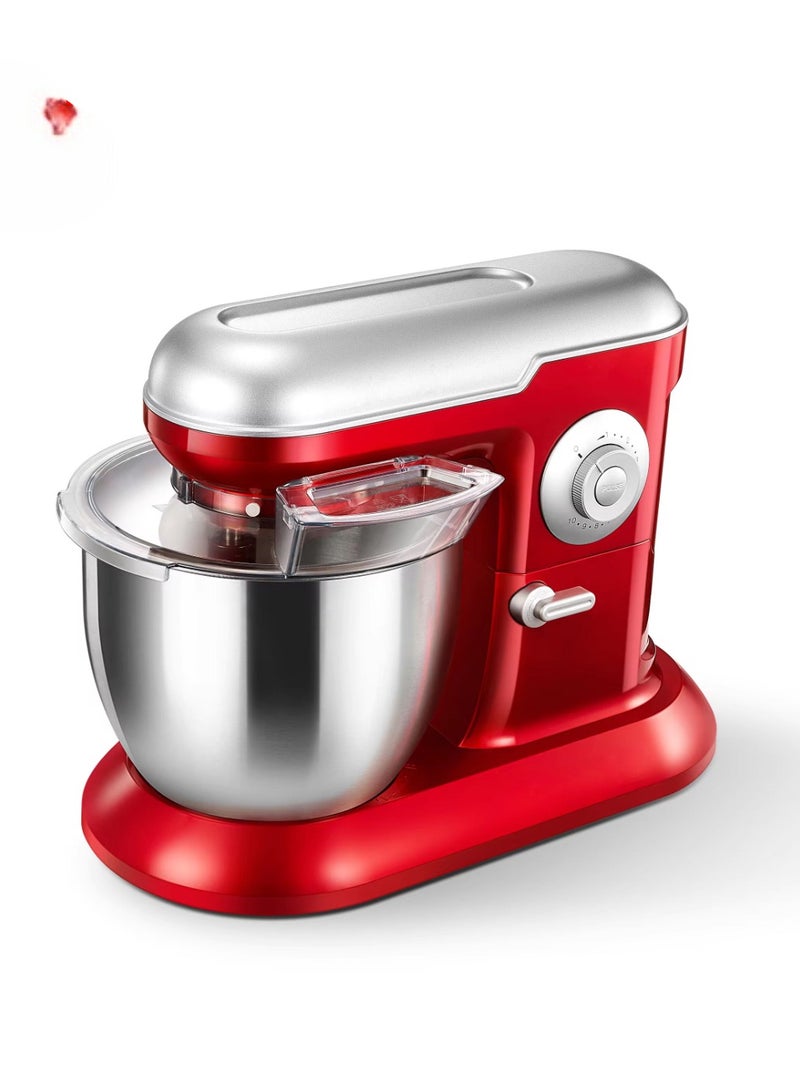 3 in 1 egg flour bakery baking kitchen spiral planetary mixer bread dough cake mixer machine stand food mixer, 5 Ltr, color silver  - Image 2