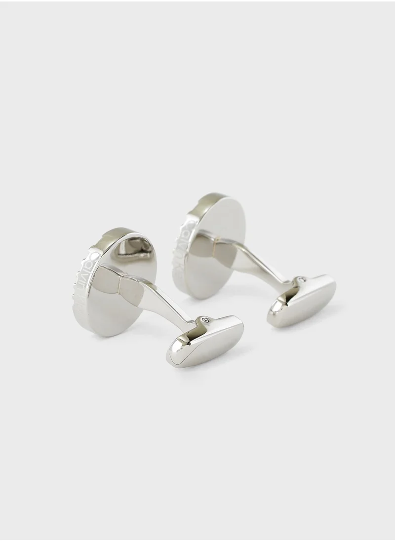 CALVIN KLEIN Circuit Logo Cufflinks