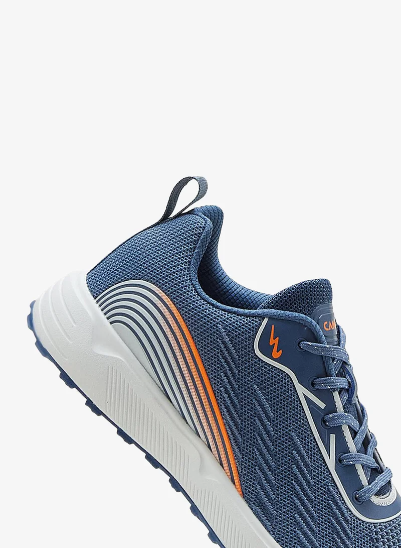 CAMPUS R.Slate/Org Men's Low-Top Sneakers - Smart Streetwear Vibe Shoes with Soft Cushioning and Bold Accents for Men | Best Price UAE