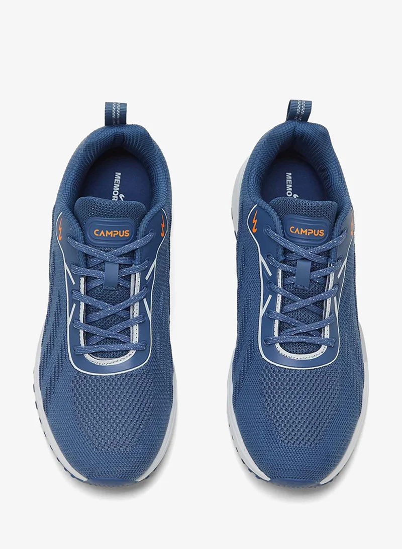 CAMPUS R.Slate/Org Men's Low-Top Sneakers - Smart Streetwear Vibe Shoes with Soft Cushioning and Bold Accents for Men | Best Price UAE