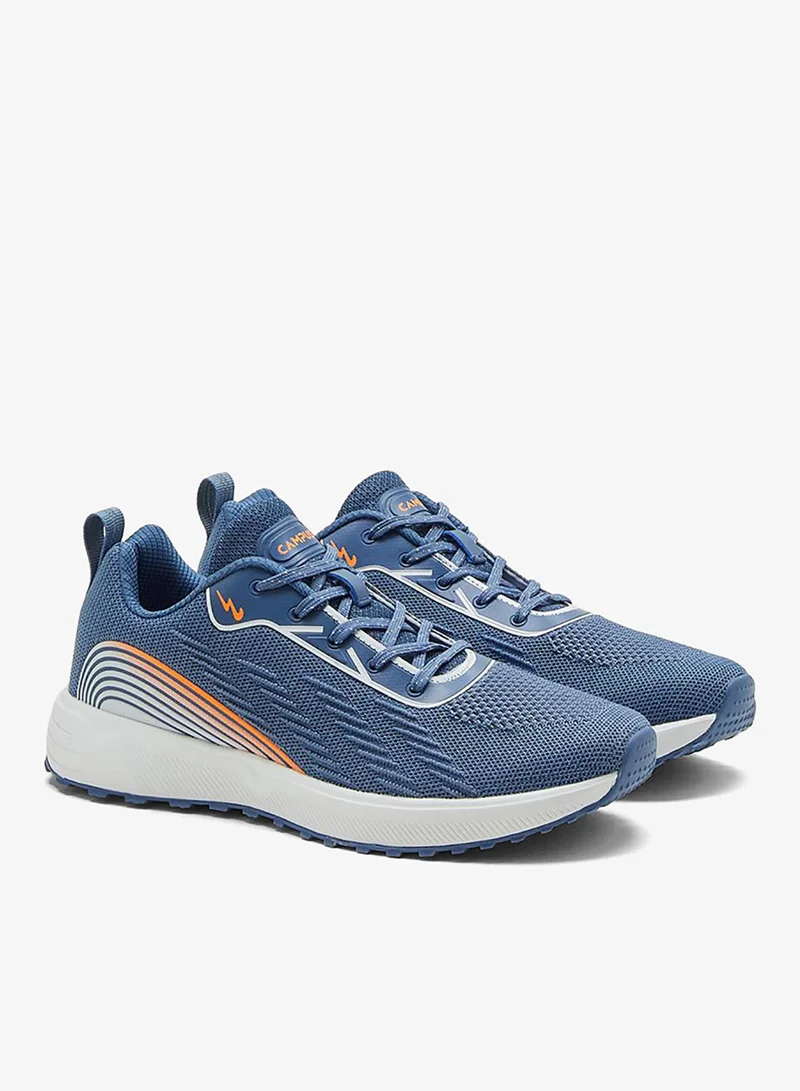 CAMPUS R.Slate/Org Men's Low-Top Sneakers - Smart Streetwear Vibe Shoes with Soft Cushioning and Bold Accents for Men | Best Price UAE