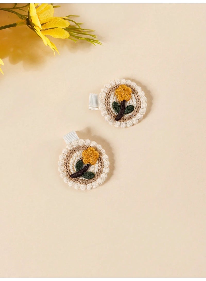 10-Piece Hair Clips Set with Assorted Designs – Perfect for Kids - Image 4