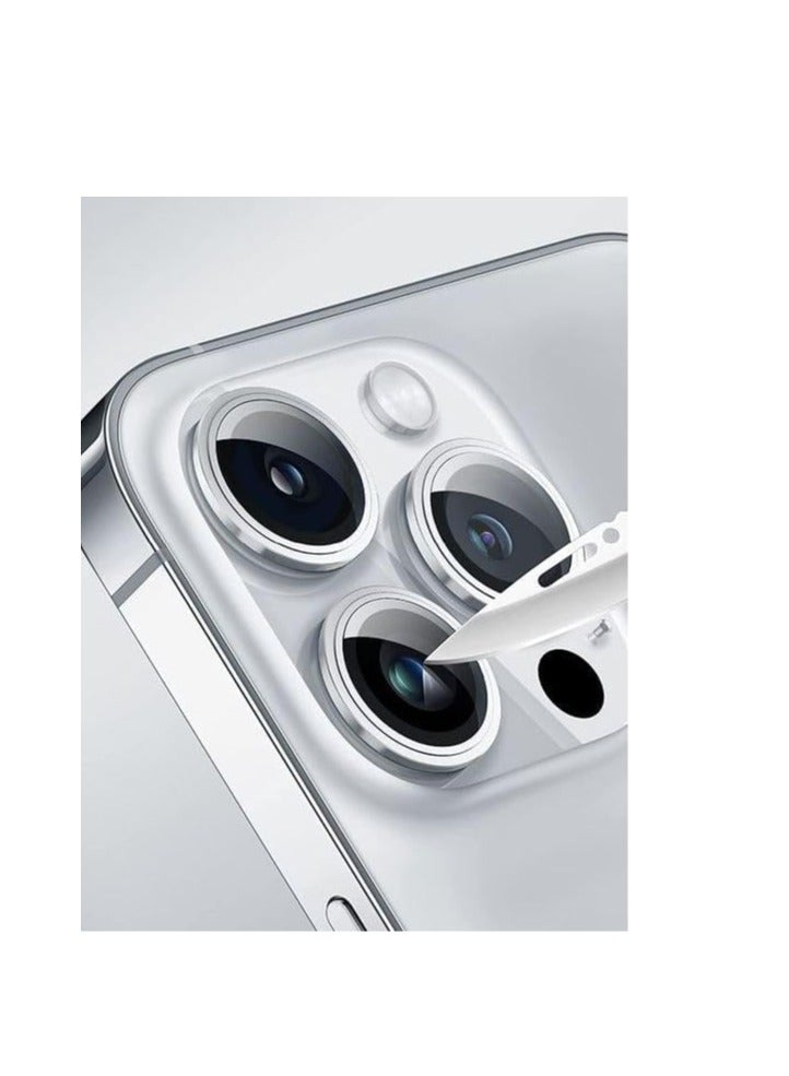 Camera Lens Protector For Apple Iphone /11 Pro/11 Pro Max/silver  - Image 2