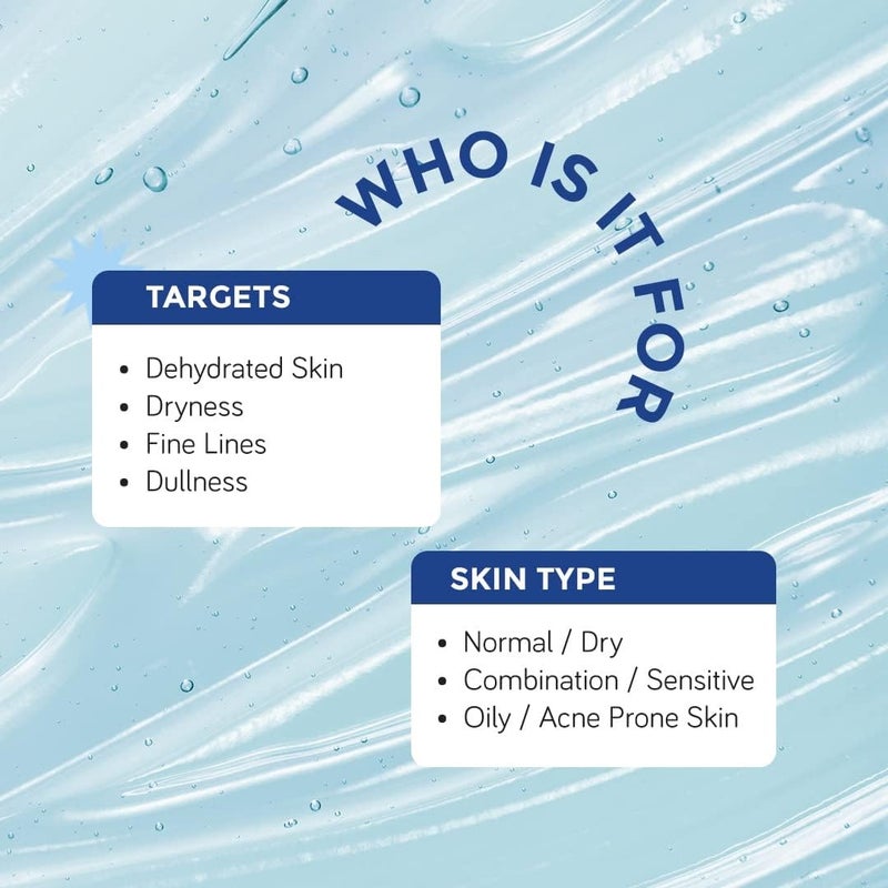 Moody 7D Hydro Burst OilFree Water Gel Face Moisturizer with Hyaluronic Acid Ceramides  Peptides for 100HR Hydration  Skin Barrier Repair Cream For All Skin Types  Men  Women 50 ml - Image 4