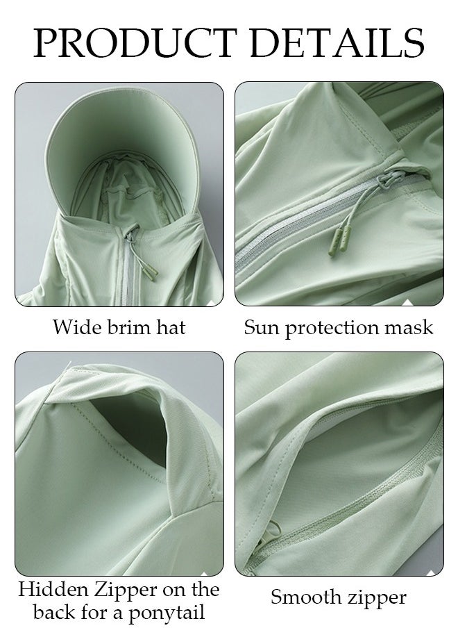 DUNISO Lightweight Sun Protection Clothing For Men, UPF 50+ Long Sleeve Sun Protection Hoodie Shirt , Long Sleeve Ice Silk Hoodie Shirts for Outdoor Climbing Hiking  - Image 5