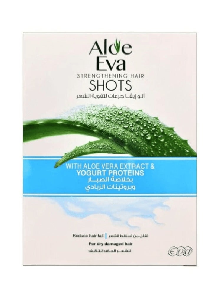 ألو إيفا الو ايفا امبولات بالصبار وبروتينات الزبادي للشعر الجاف التالف 4*1 5مل - Image 2