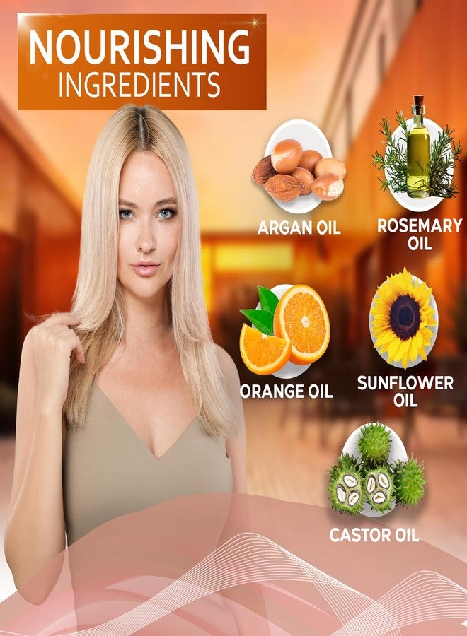 BELLISSO Moroccan Argan Oil Serum - Frizz Control Hair Care Products for Women - Moisturizer Treatment for Damaged, Frizzy, Dry, Curly and Straight Hair - Travel Size Hydration and Leave in Conditioner - Image 3