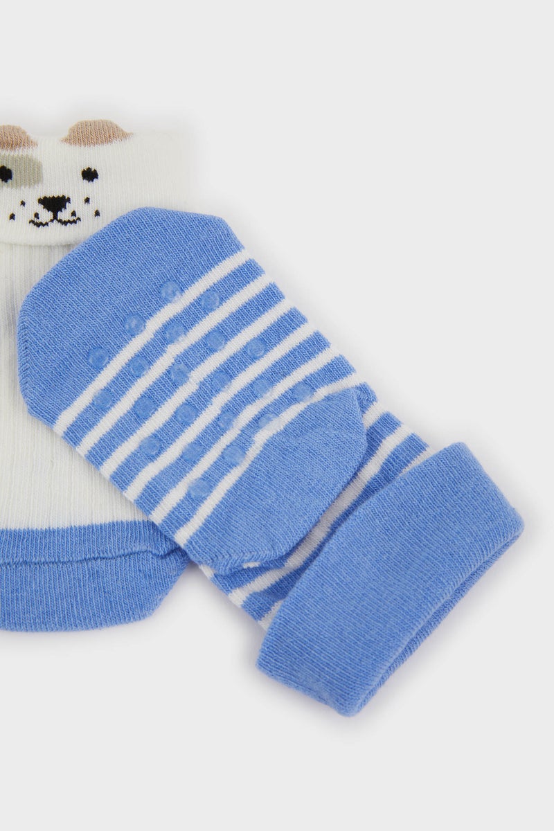 DeFacto Baby Boy Animal 2 piece Long sock - Image 3