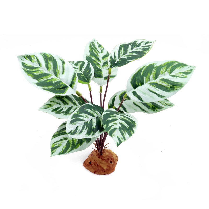 JIHAQUA Reptile Artificial Plants Terrarium Decorations Amphibian Habitat Hideout Plastic Plants Green Vines