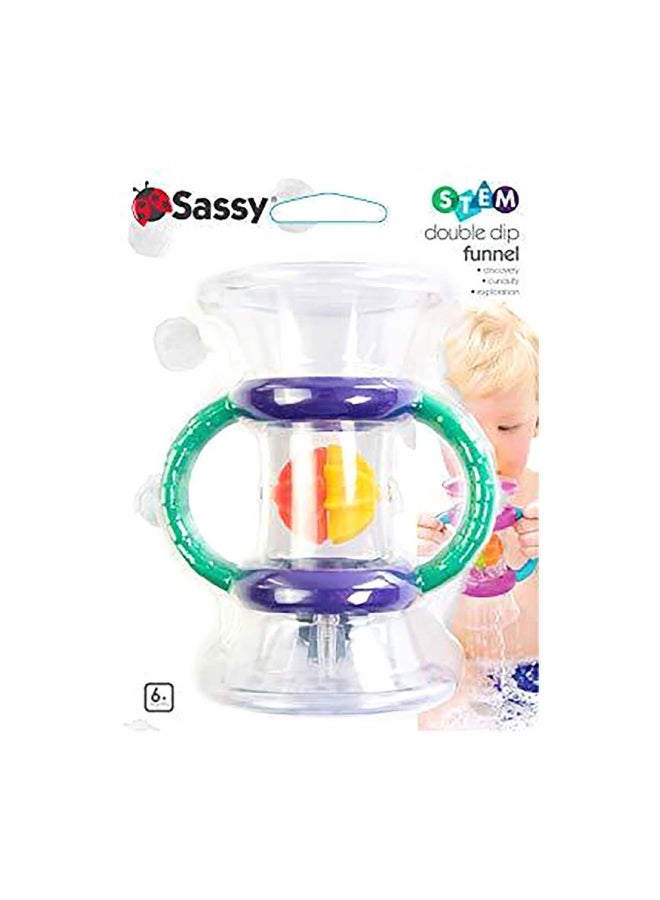 Sassy Double Dip Funnel STEM Bath Toy - Image 2