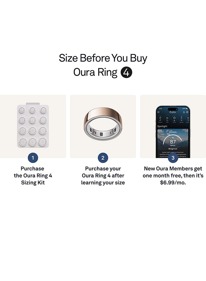 Oura Ring 4 Rose Gold  - Size 12 - Image 4