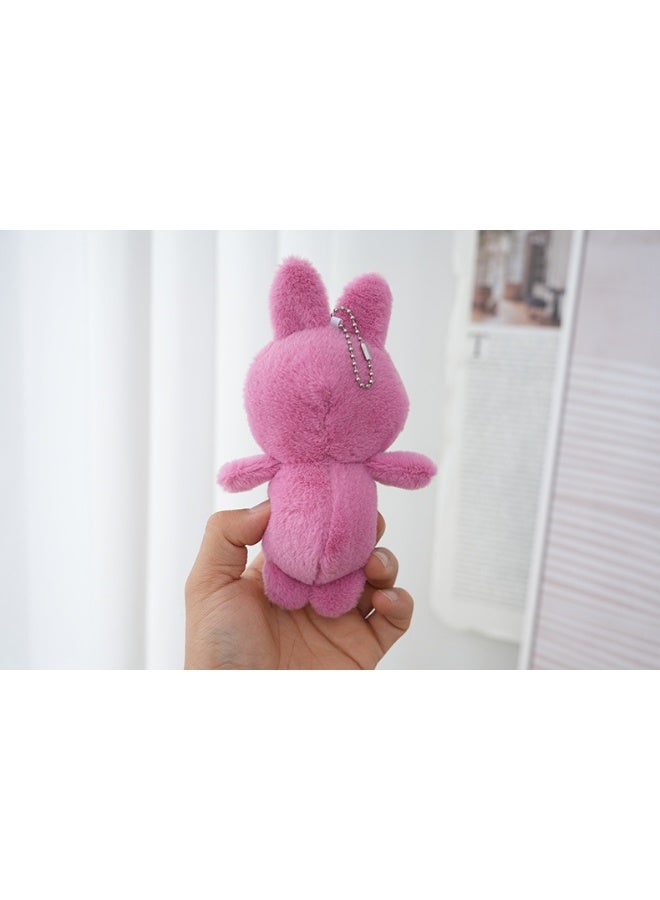NIBEMINENT 1 Pcs Cartoon Labubu Plush Figurine, Keychain, Bag Pendant  - Image 3