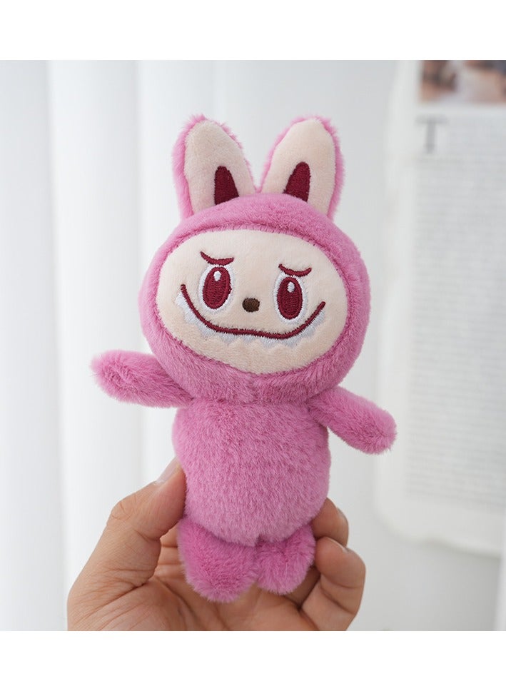 NIBEMINENT 1 Pcs Cartoon Labubu Plush Figurine, Keychain, Bag Pendant  - Image 1
