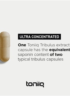 Toniiq Ultra High Strength Tribulus Capsules - 95% Steroidal Saponins - 1300mg Concentrated Extract Formula for Testosterone - 120 Caps  - Image 5