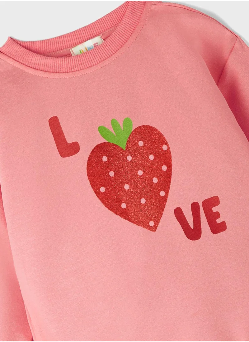 جون Infant Pocket Sweatshirt & Sweatpants Set
