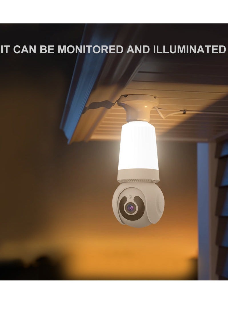 ELTRAZONE كاميرا CCTV ذكية على شكل مصباح واي فاي – حل للمراقبة الداخلية - Image 2