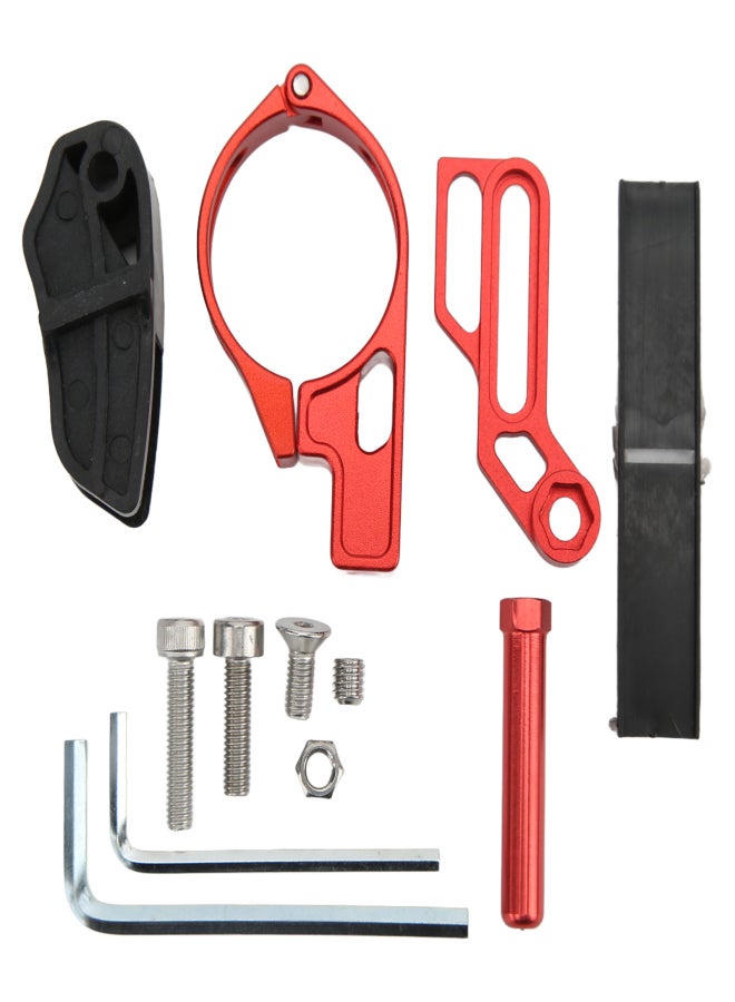 Lebycle Universial Mountain Bike Chain Guide Protector Aluminium Alloy Bike Chain DeflectorsRed - Image 1