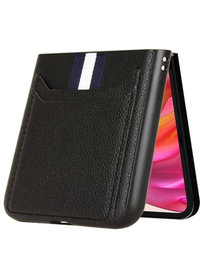 Case for Motorola Razr 50 Ultra（2024）,Durable Anti-fingerprint Shockproof Anti-Scratch Non-Slip Foldable Cover with Card Slot  - Image 4