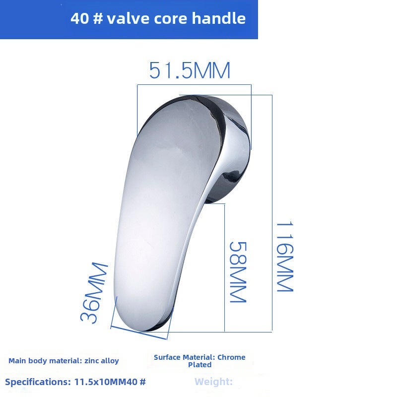 Mixing Valve Handle Wholesale Alloy Faucet [40] flat handle [40] flat handle