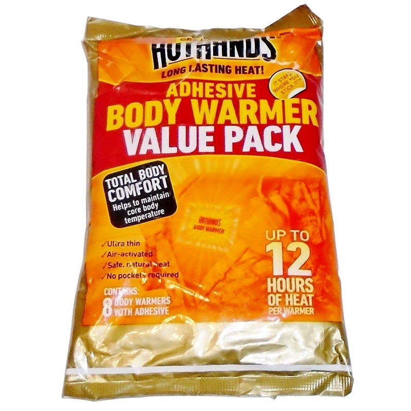 HotHands حزمة قيمة من 8 دافئات الجسم هوت هاندز مع لاصق - Image 5