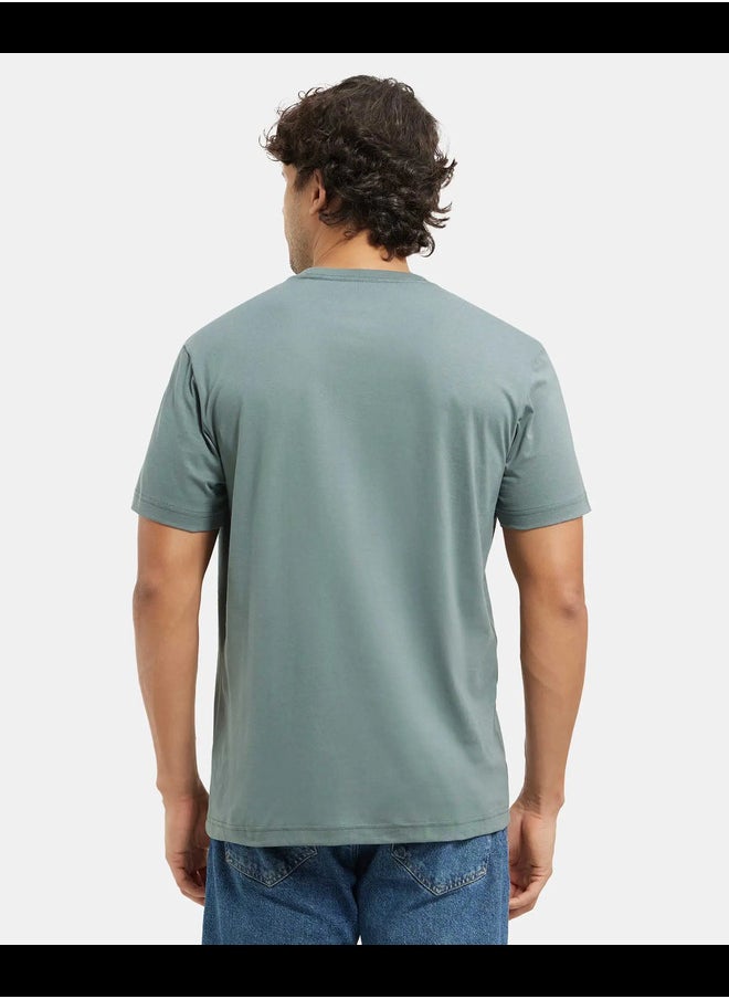 JOCKEY - Jockey 2714 Men's Super Combed Cotton Rich Solid Round Neck Half Sleeve T-Shirt - Image 1