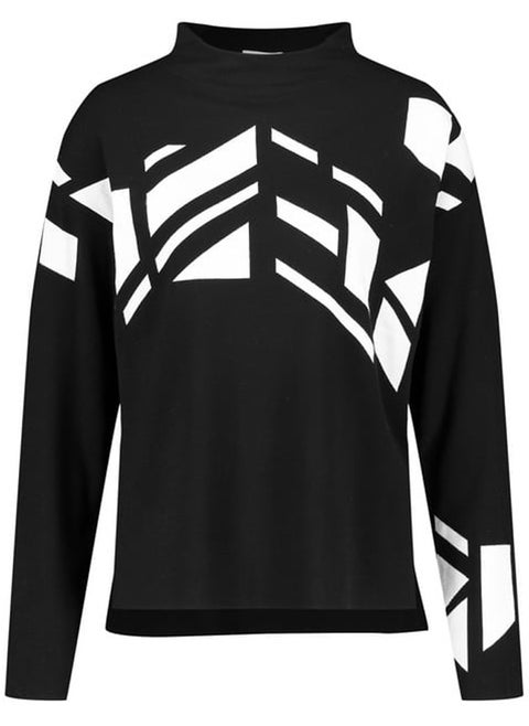 Jumper with a graphic pattern