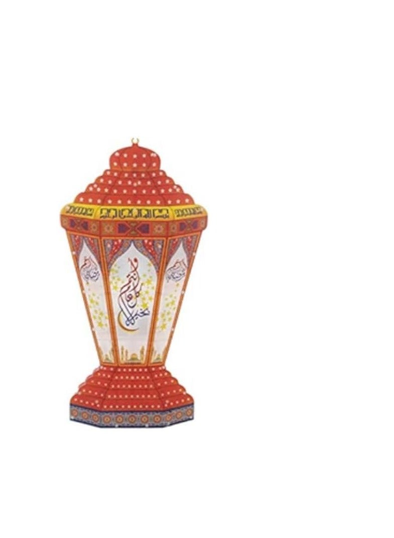 Ramadan Lantern Distinctive Design and Warm Lighting for a Charming Ramadan Atmosphere AB (40 cm) - Image 2