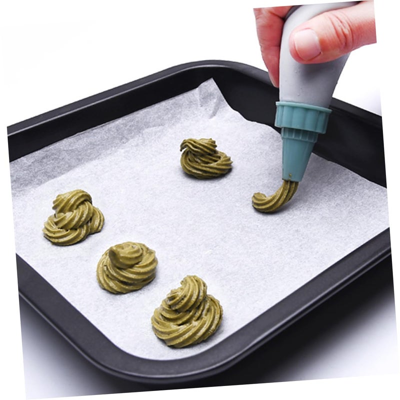 Reusable Icing Piping Bags Set of 2 Pastry Bags with Tips for Cake Decorating Random Color - Image 4