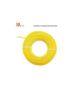 RR Multi Strand Pure Copper Single Core Flexible Cables | Trirated Electrolytic Conductor up to 105C Fire Resist Electric Panel Wire | BS6231 ISO9001 CE Compliant 100Y(90m) Roll (1mm, Yellow) - pzsku/ZD4FD2EC70251FC4B5CDCZ/45/_/1655211768/c1130320-95cc-46da-a38c-77f0f617546f