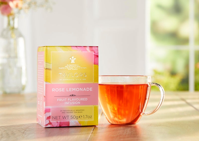 Taylors of Harrogate Rose Lemonade Infusion, 20 Teabags - Image 3