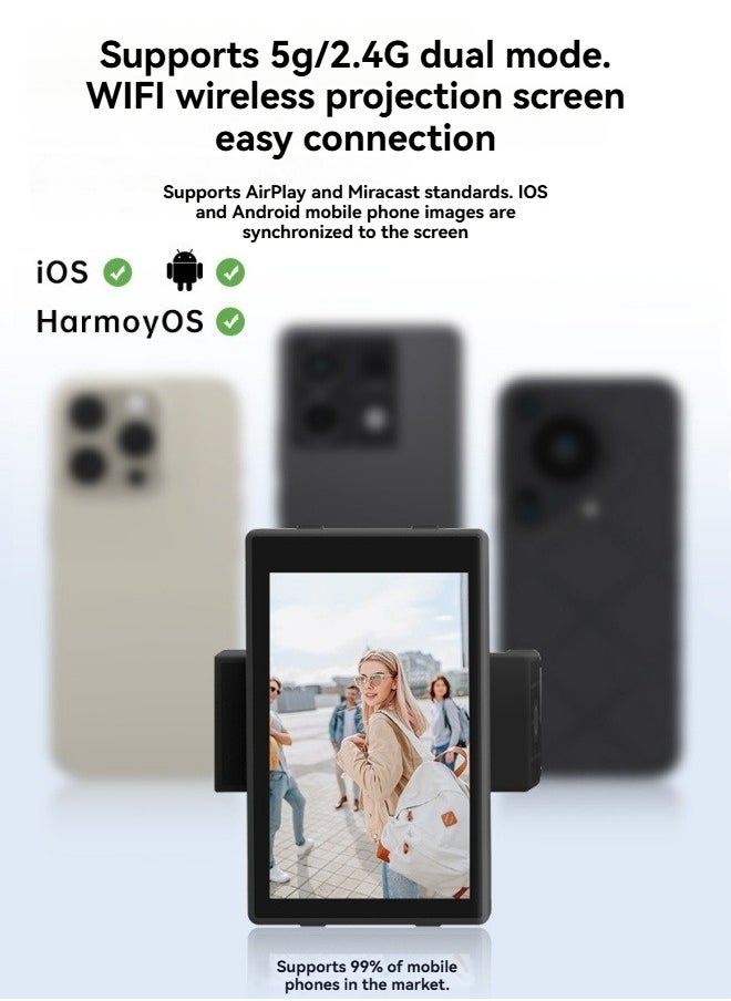 M MIAOYAN Mobile phone same screen display selfie display WiFi wireless screen projector same screen monitor Bluetooth selfie artifact  - Image 5