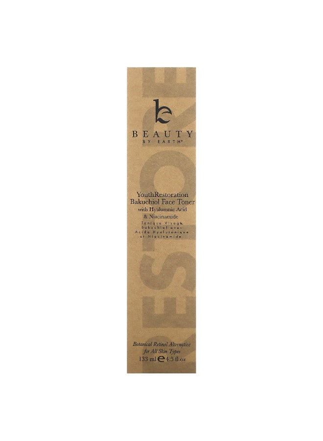 Beauty by Earth Beauty By Earth, Youth Restoration Bakuchiol Face Toner , 4.5 fl oz (133 ml) - Image 2